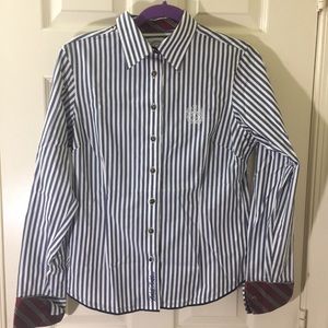 Brooks Brothers Nine to Nine Striped Poplin Shirt